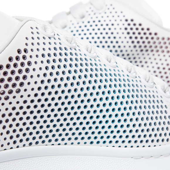 ALEXANDER MCQUEEN LARRY OVERSIZED PERFORATED SNEAKER (WHITE/MULTI) SIZE 42 - Picture 10 of 12